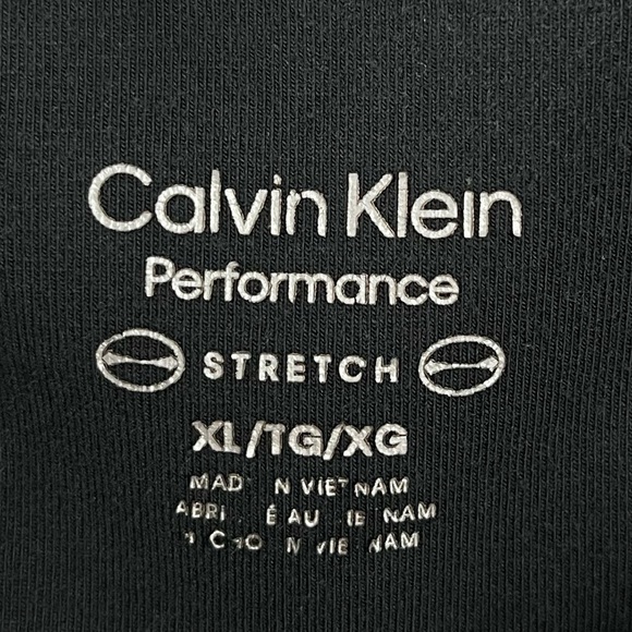 Calvin Klein Performance XL Stretch Workout Gym Leggings Side Stripe Logo Yoga - Picture 5 of 7